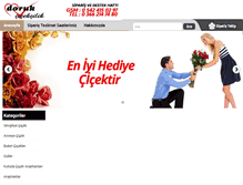 Tablet Screenshot of dorukcicekcilik.com